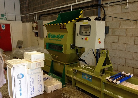 GreenMax styrofoam densifier equipment