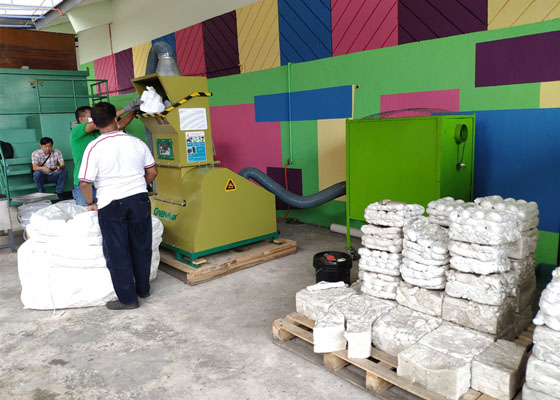 GreenMax styrofoam densifier machine