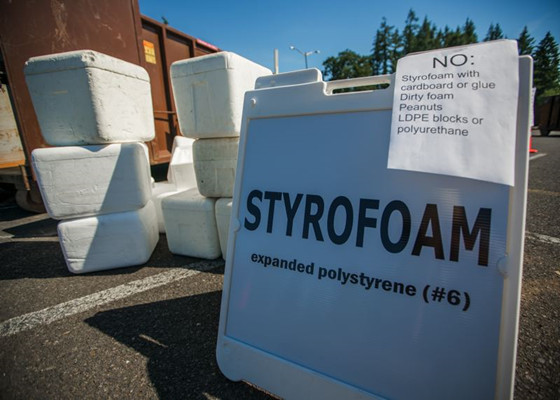 styrofoam waste collection